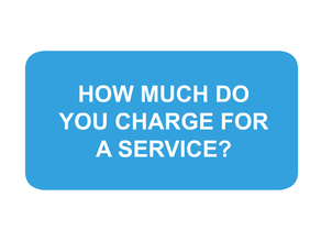 How much do you charge for a service button